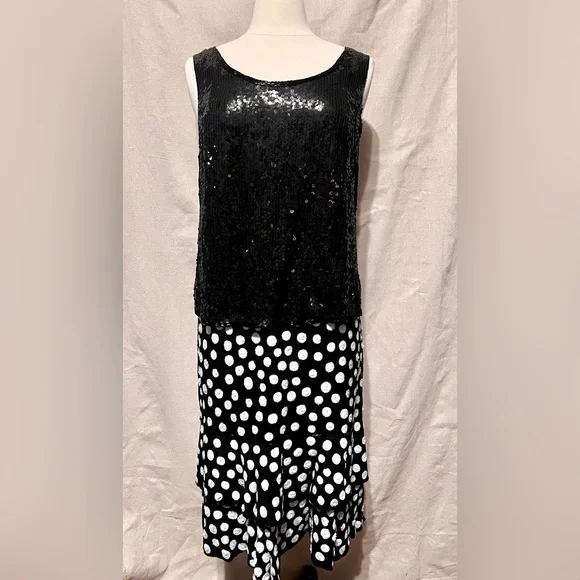 Vintage Judith Ann Creations Sequin Skirt Suit - Picture 4 of 12